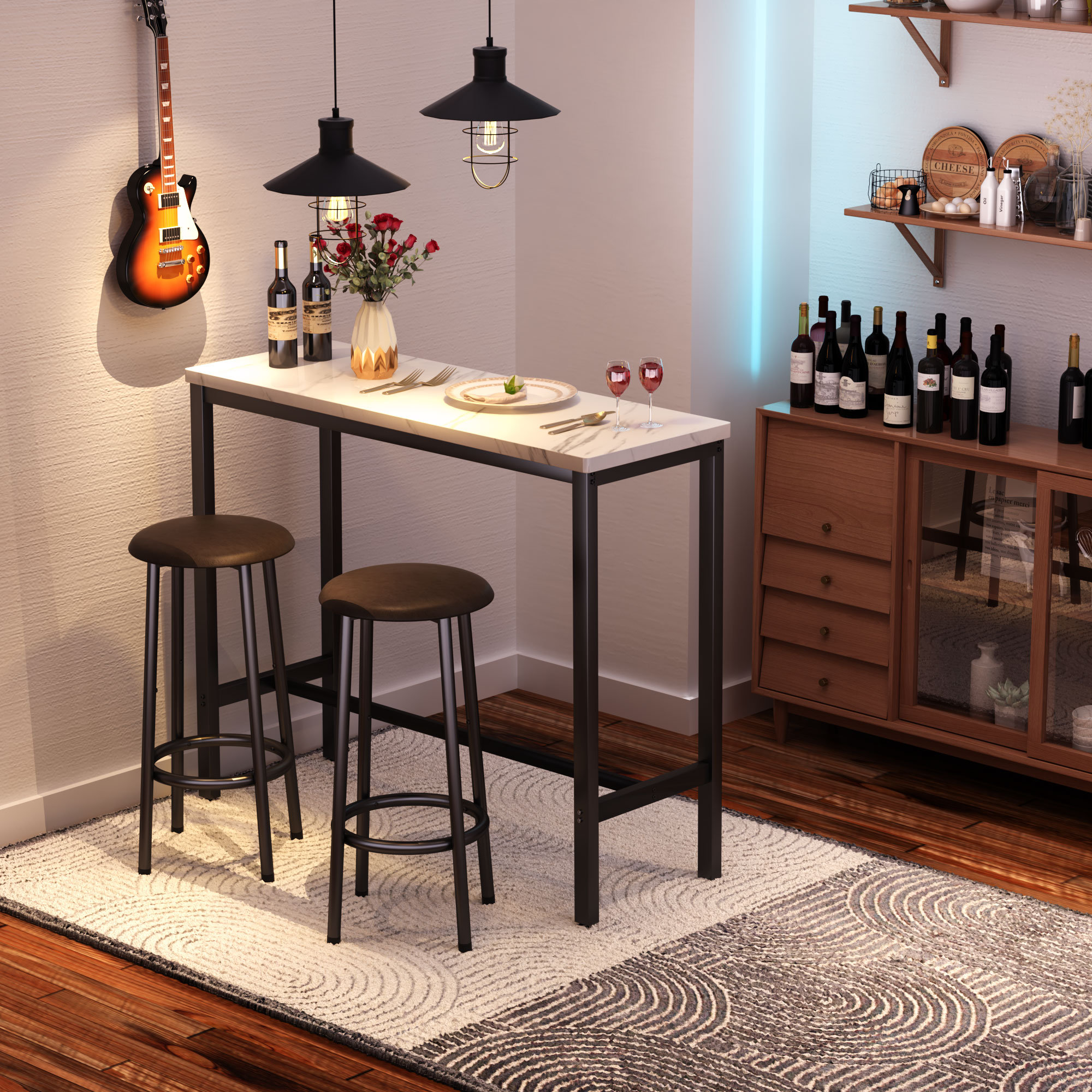 2 person bar table discount